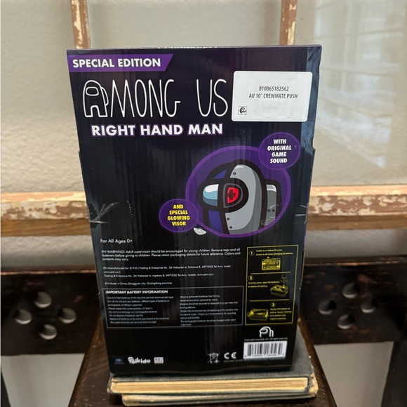 NIB Among Us Special Edition Right Hand Man Crewmate 10in Hidden Features New - Picture 3 of 5